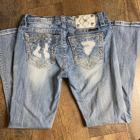 Miss Me jeans signature boot light wash - Picture 6 of 7